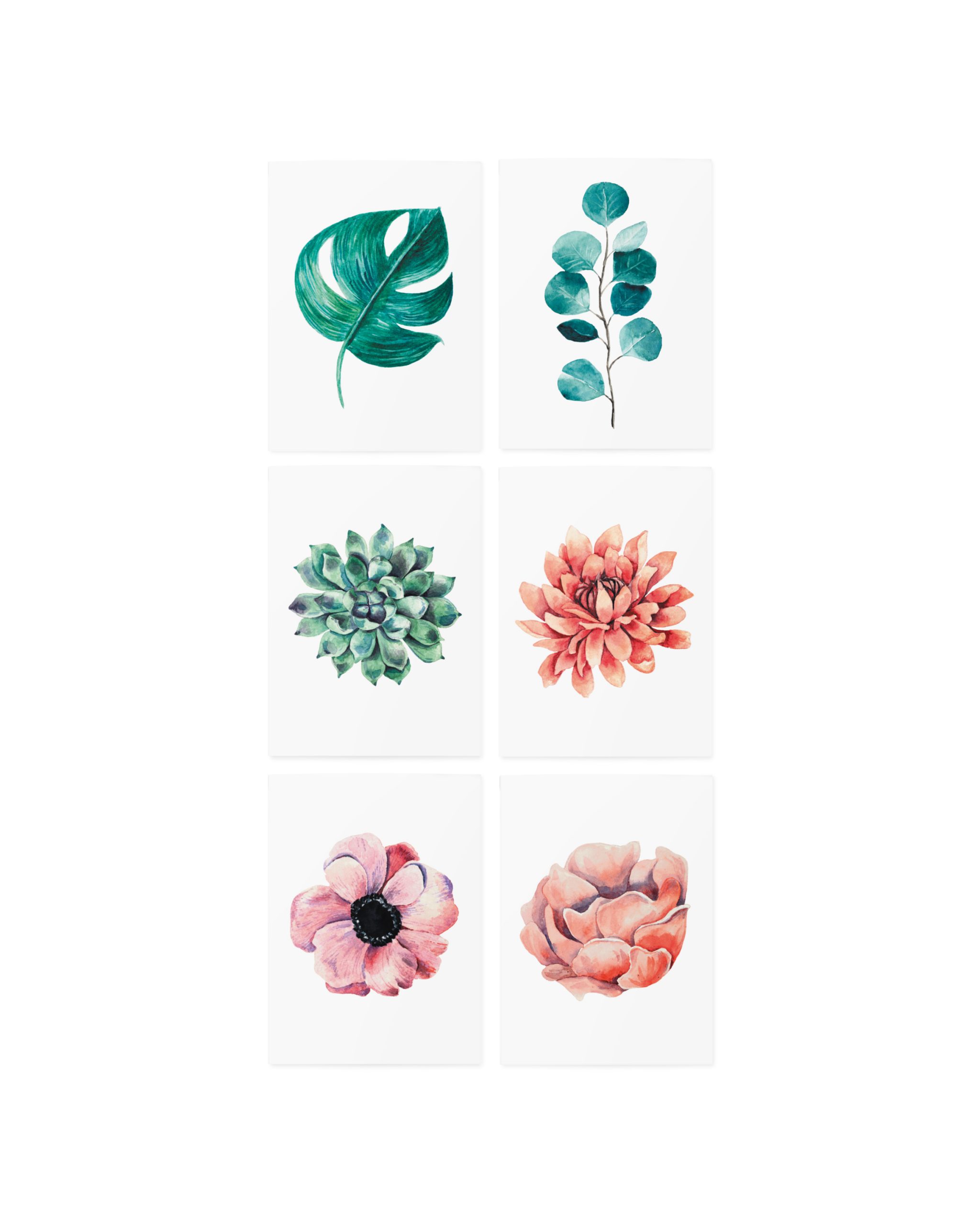 Временные тату Flower Set