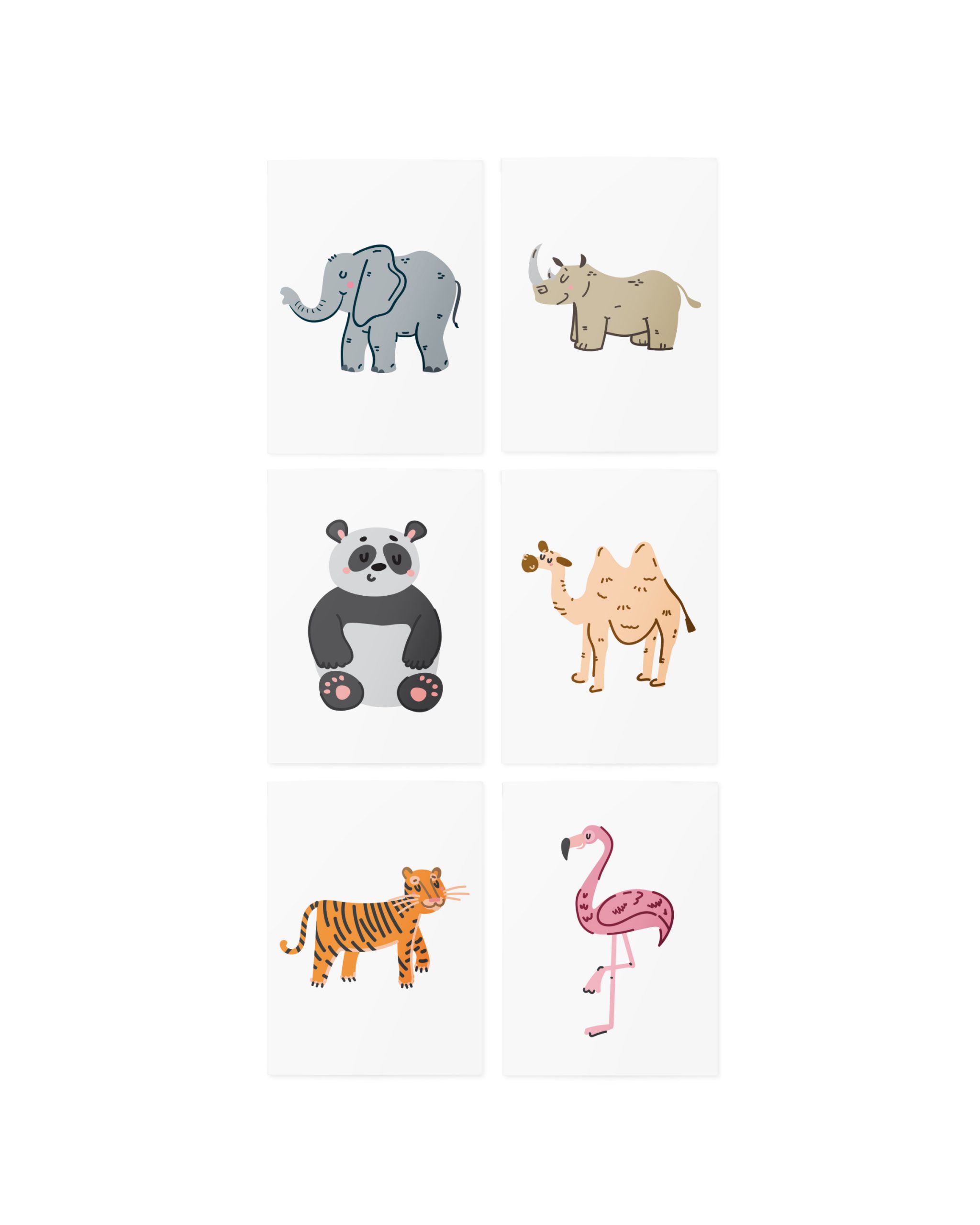 Временные тату с дополненной реальностью Asian Animals AR Set