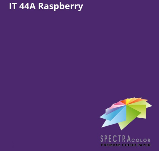 Папір кольоровий А4 80 г/м темний Spectra Color Raspberry 44 A темно-малиновий