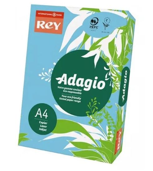Папір кольоровий А4 160 г/м2 пастель Sky 26 ніжно-блакитний