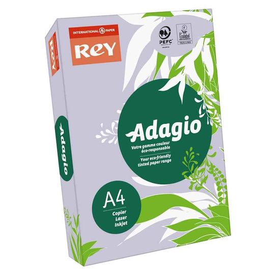 Бумага цветная А4 160 г/м2 интенсив Lavender 61 светло-фиолетовая