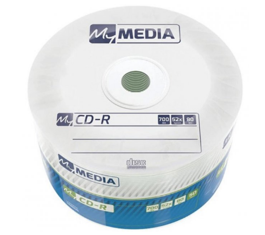 CD-R MyMedia 52×700 mb matt silver bulk