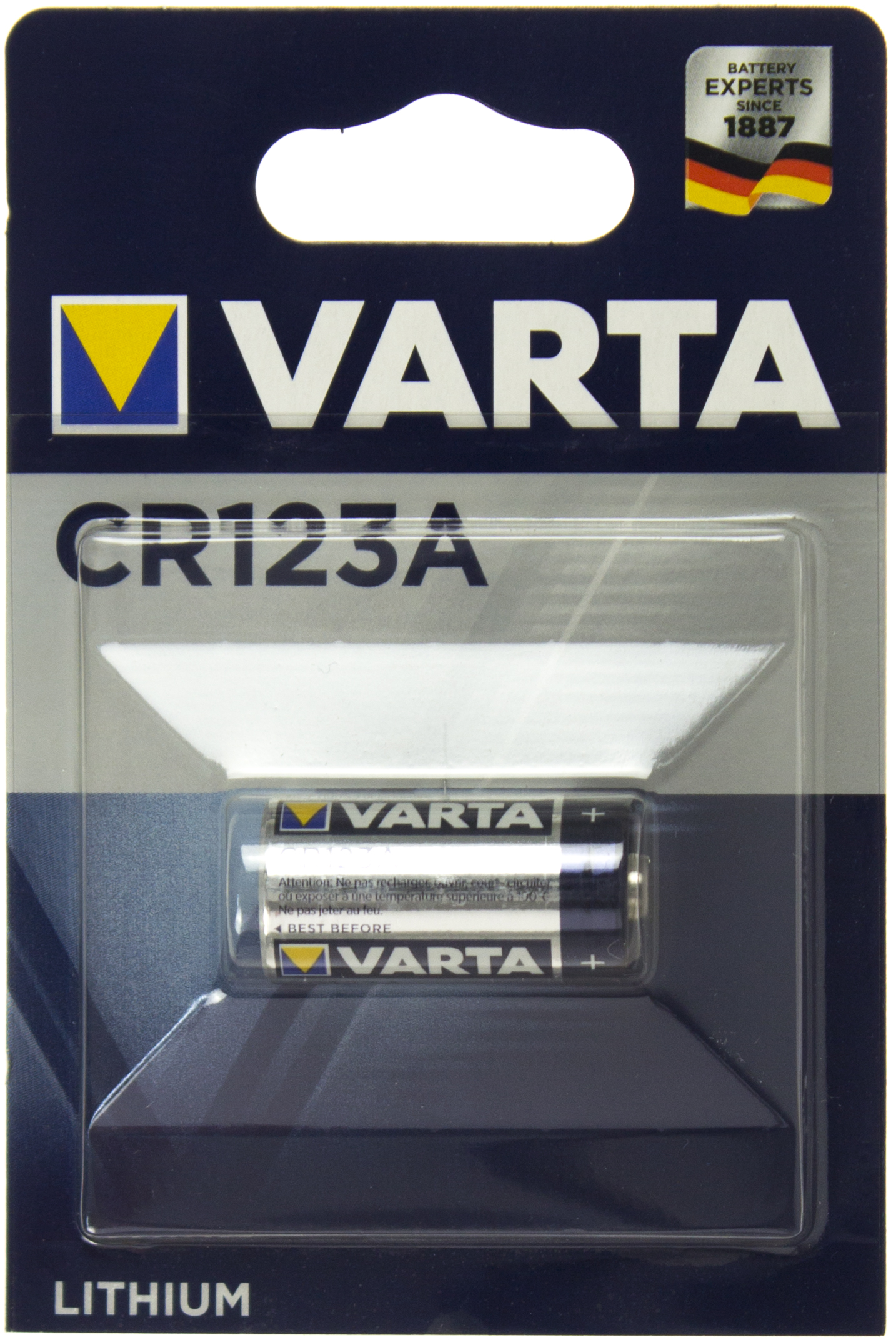 Батарейка Алкалайн СR123/1bl photo 3V