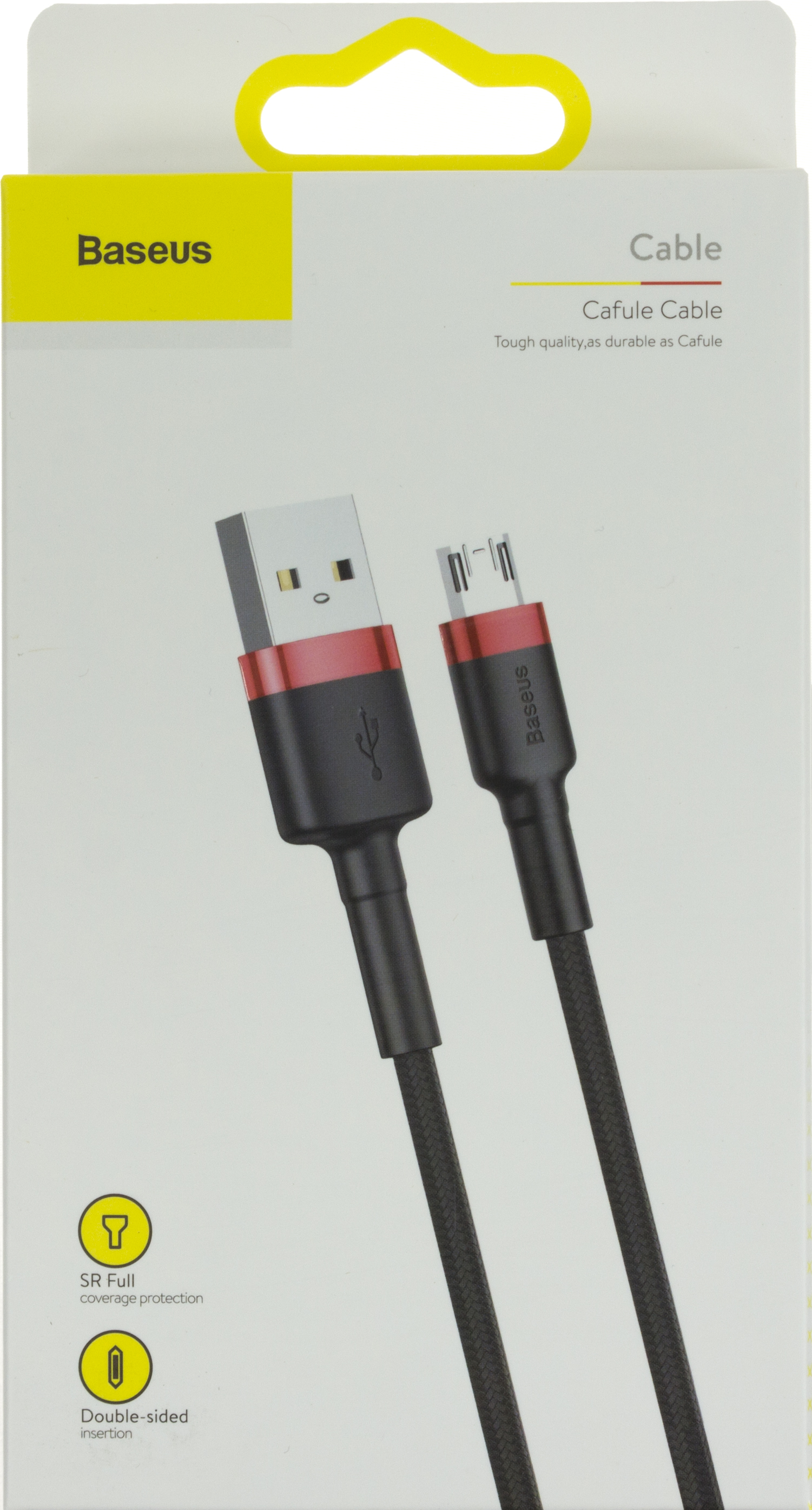 Кабель USB > micro Baseus CALKLF-C91 1.5A 2 м black/red