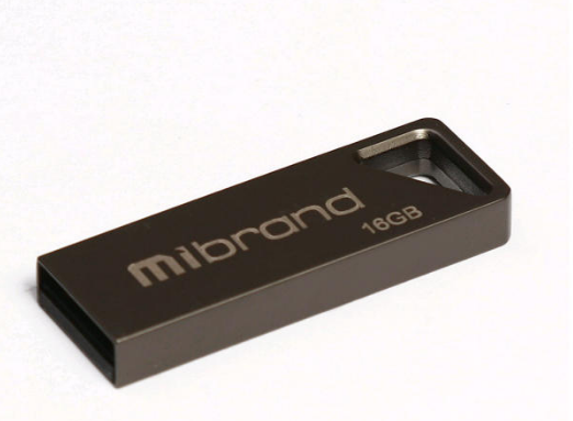 Флеш-пам`ять 16GB Stingrey USB2.0 grey 1301
