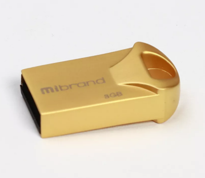 Флеш-пам'ять 8GB Hawk USB2.0 gold 0787