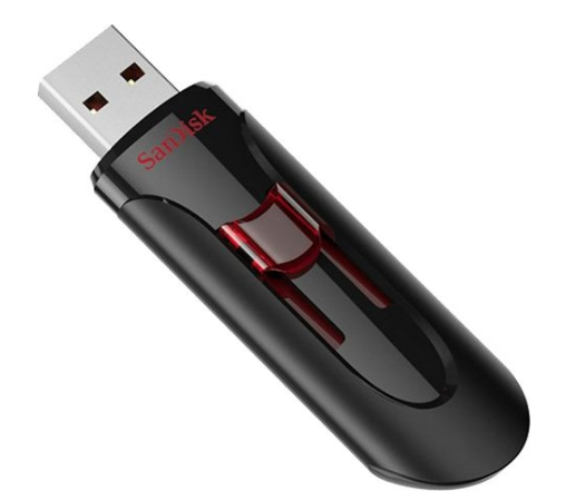 Флеш-пам'ять 128 GB Cruzer Glide USB 2.0 black/red