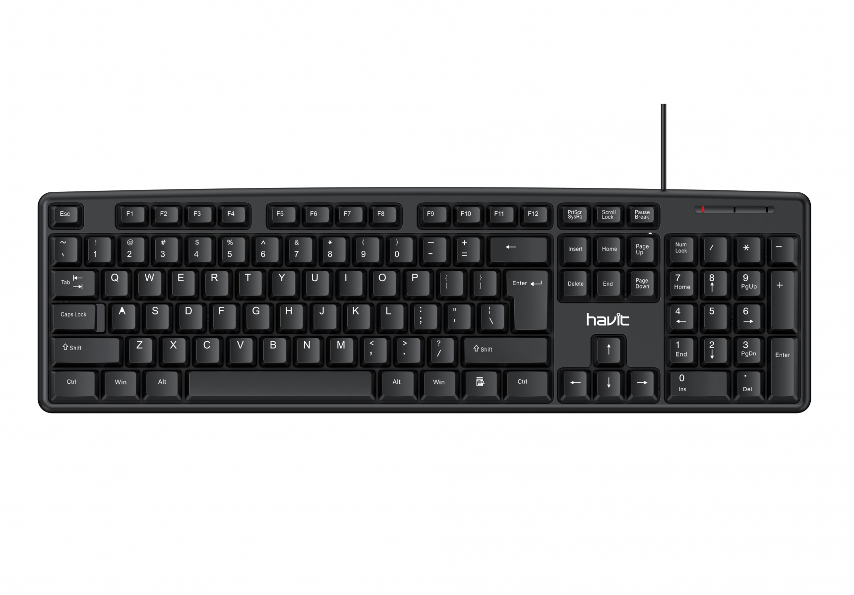 Клавіатура USB black