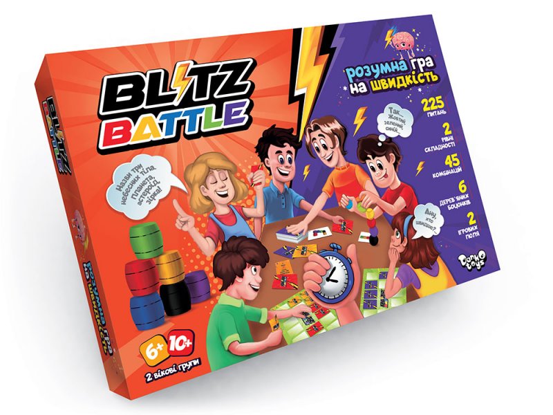 Гра настільна Blitz Battle українською DankoToys