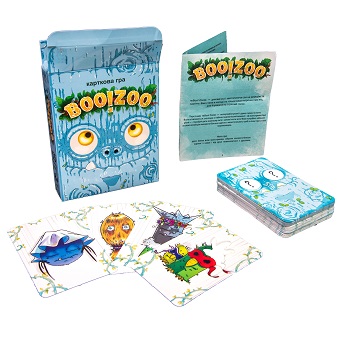 Гра настільна Boo!Zoo в коробці 9,1×11,5×2,2 см