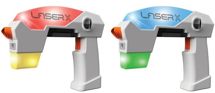 Ігровий набір для лазерних боїв-Laser X для двох гравців (2 бластери, 2 мішені)