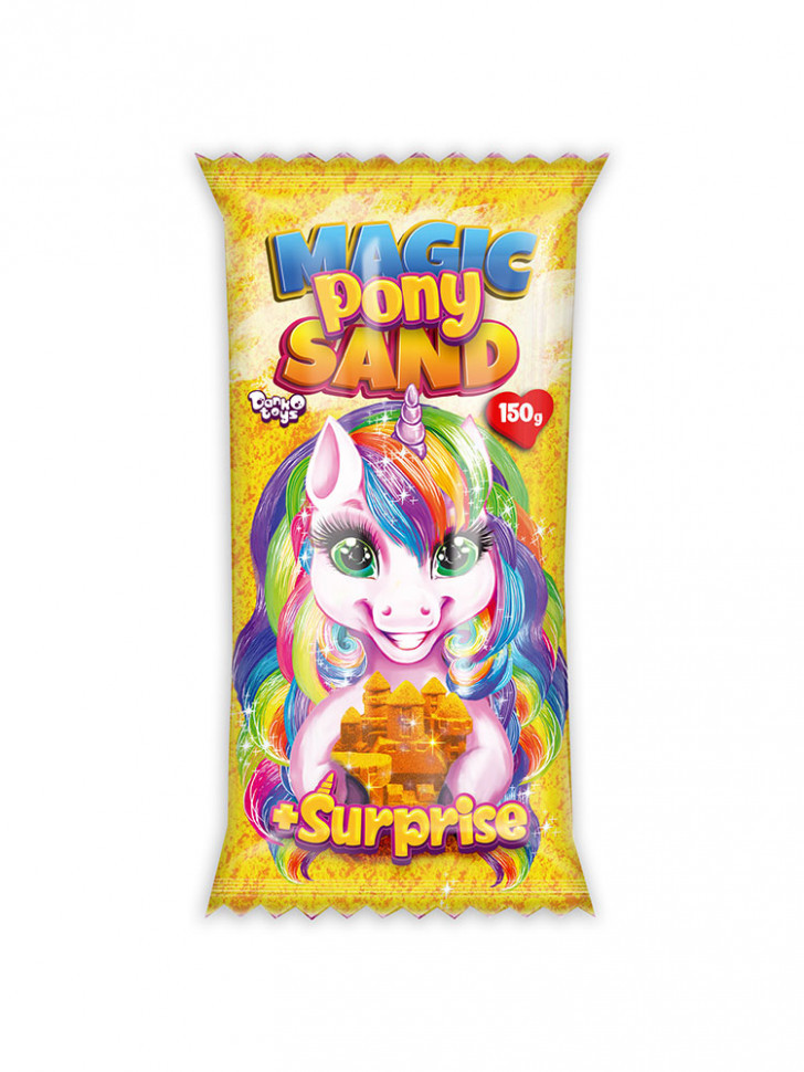 Набір креативної творчості Magic Pony Sand кінетичний пісок, 150 гр DankoToys, 02,03,04