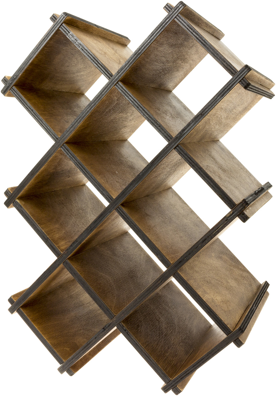 Полиця для пляшок 45×31×20см фанера тонована