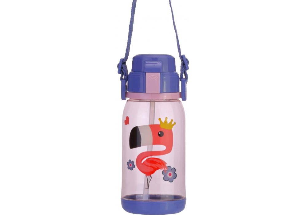 Пляшка для води тританова 650 мл Flamingo фіолетова