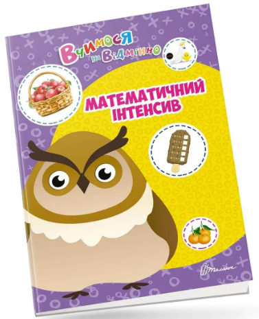 Книжка A4 Вчимося на відмінно: Математичний інтенсив українською