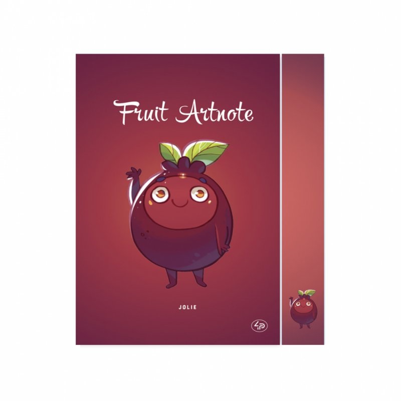 Блокнот B6 64 аркуші без ліновки Fruit artnote Jolie passion fruit 902880