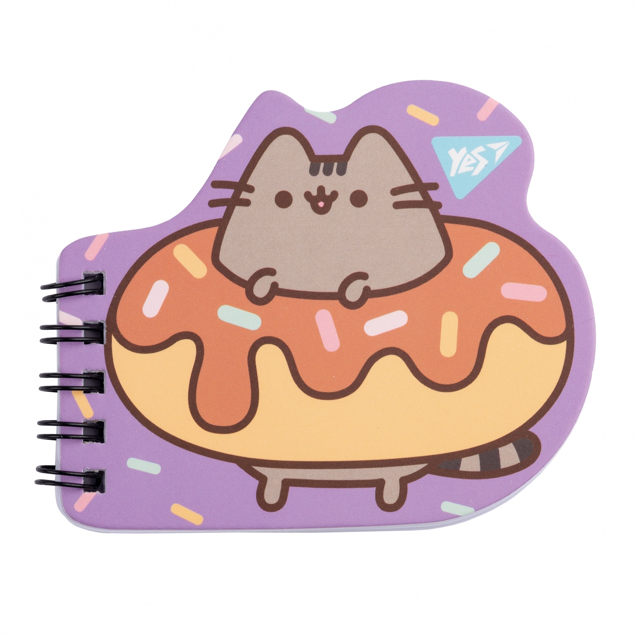 Блокнот пружина A7 24 листи Pusheen, фігурний