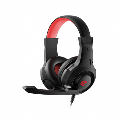 Навушники Gaming HV-H2031d black / red, мікрофон