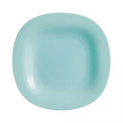 Тарілка десертна скло.Carine Turquoise 19 см