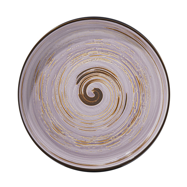 Тарілка керамічна Spiral Lavander 23 см