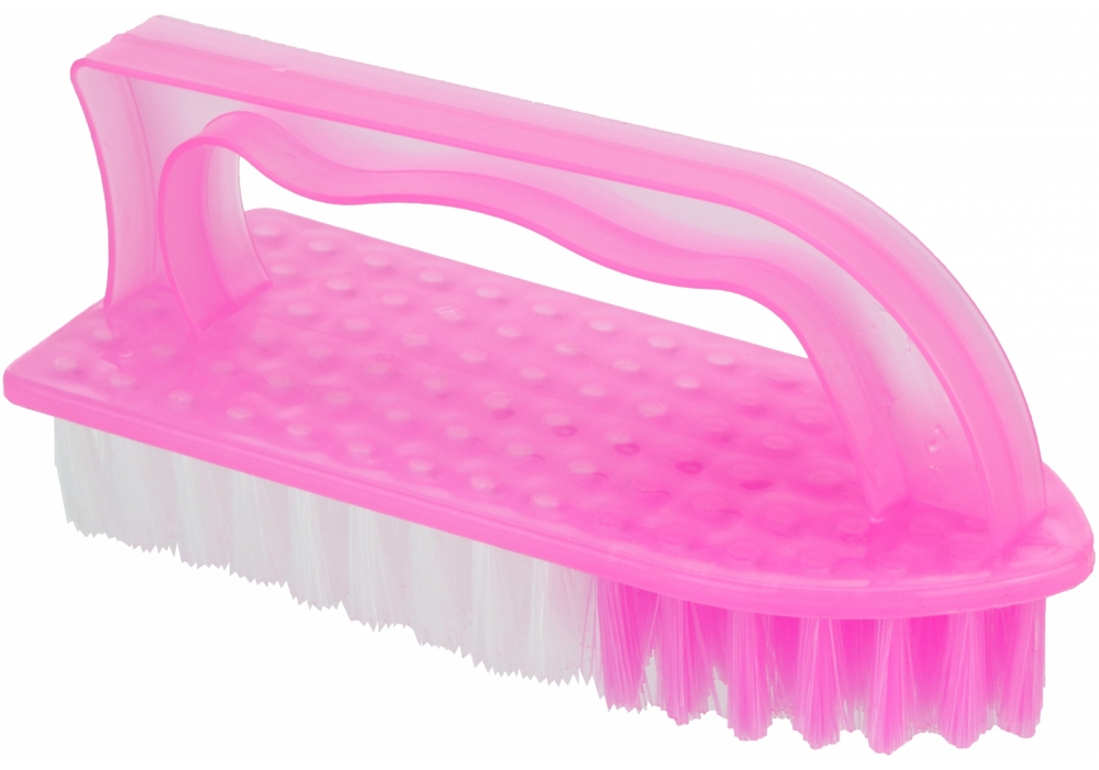 Щітка ручна праска cleaning рожева
