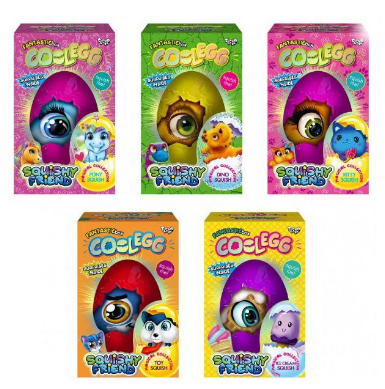 Набір креативної творчості Cool Egg яйце мале DankoToys, 01,02,03