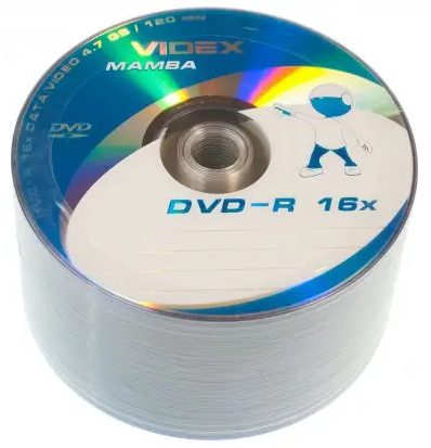 DVD-R 16×4.7 Gb Mamba bulk