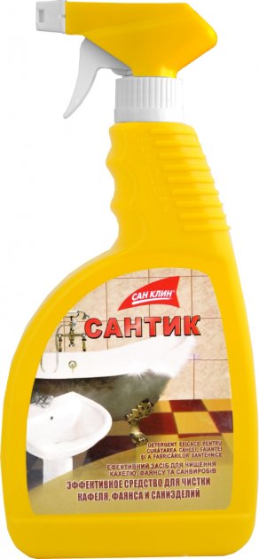Миючий засіб для сантехніки Сантік 750 мл курок