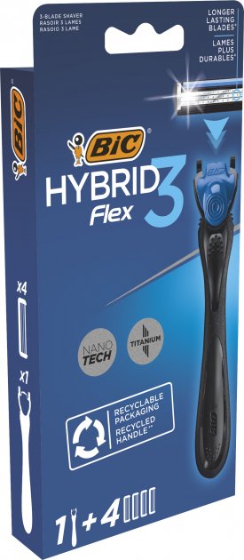 Станок Biс Flex3 Гібрид 4 картриджі на блістері