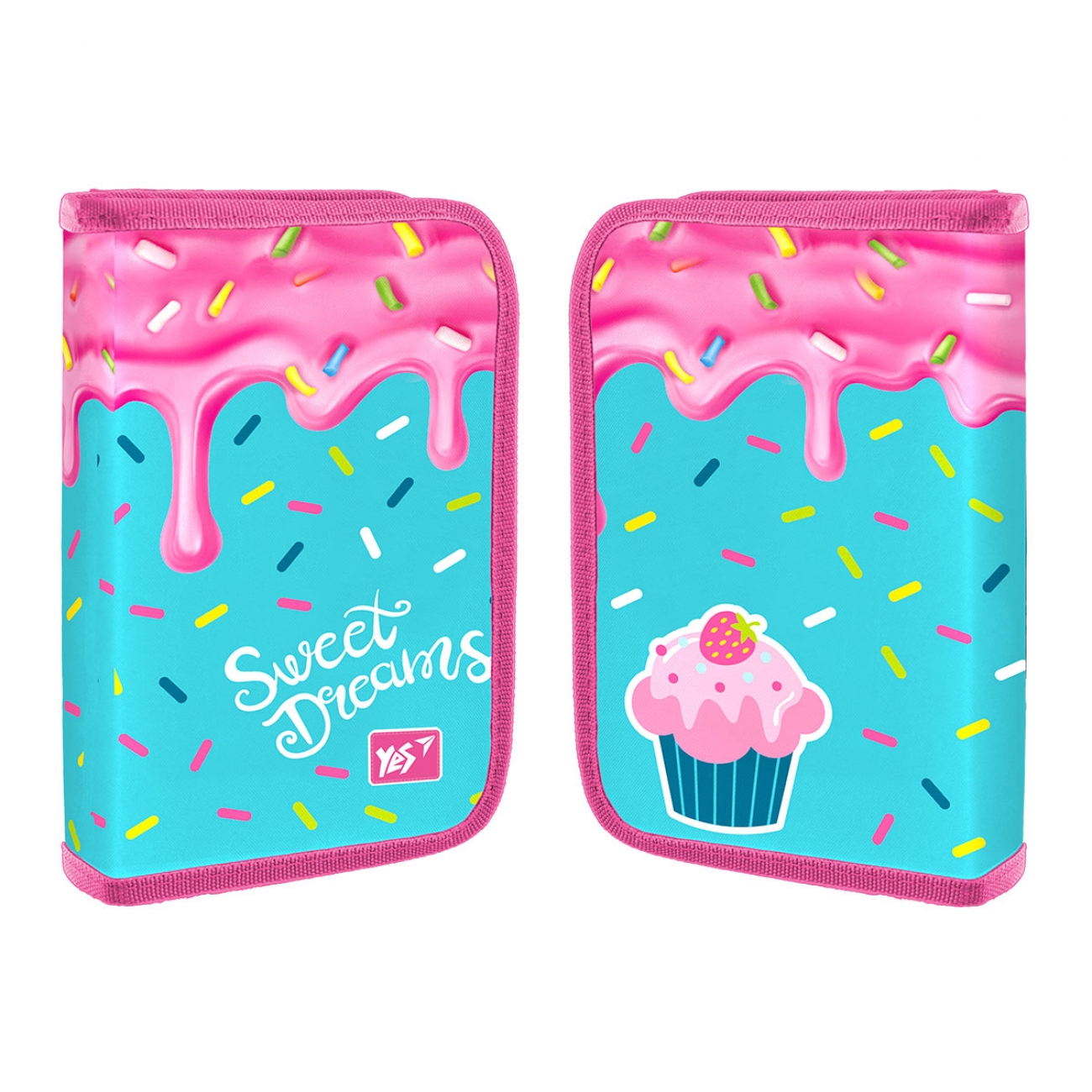 Пенал Sweet cream твердий, одинарний, без клапана