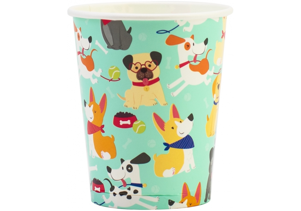 Набор стаканов бумажных Happy dogs 6 шт 270 мл
