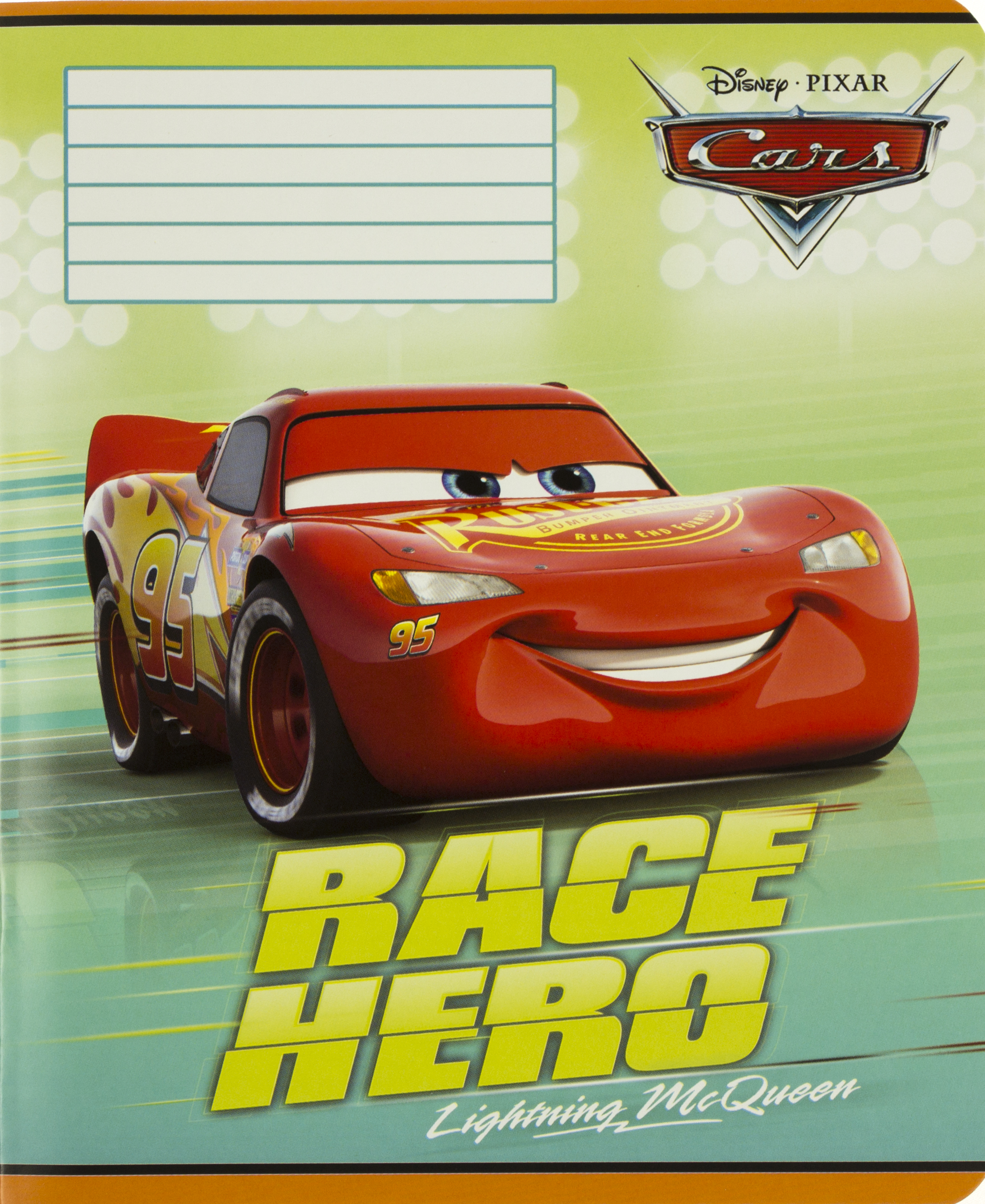 Зошит 12 аркушів, лінія Disney.Cars.Best