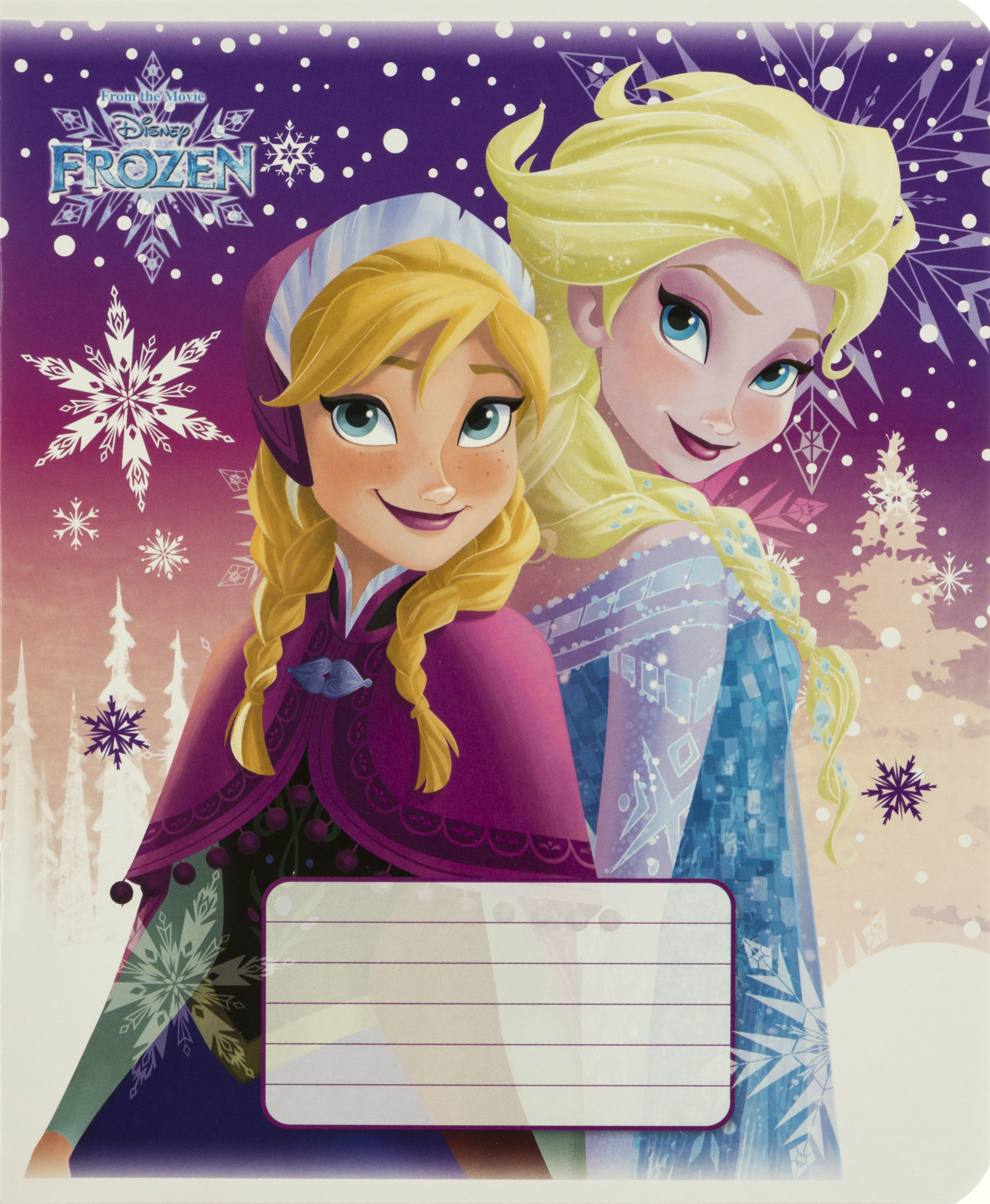 Зошит 18 аркушів лінія Disney.Frozen Сніжна