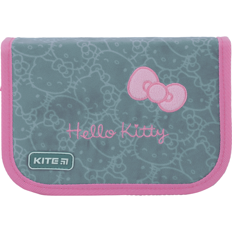 Пенал Hello Kitty 1 відділення, без наповнення, з 2 відворотами