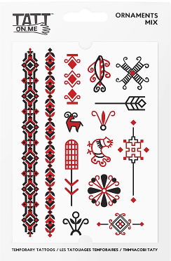 Временные тату Ornaments mix