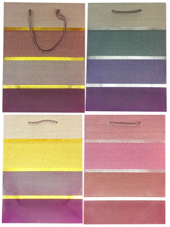 Пакет подарунковий кольоровий 40×30×12см 8507 L