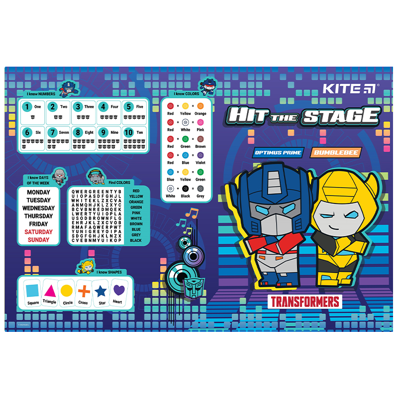 Підкладка для столу Transformers (42,5×29cм) PP