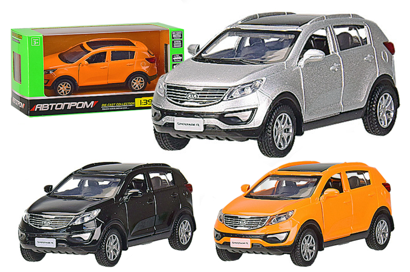 Машина металлическая KIA SPORTAGE R, открывается дверь, в коробке 14,5×6,5×7 см КИ