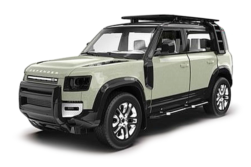 Машина металева 2020 Land Rover Defender 110, відчиняються двері, в коробці КІ