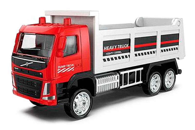 Машина металева Volvo Dump Truck, рухомі елементи, в коробці 13,5×7×5см КІ