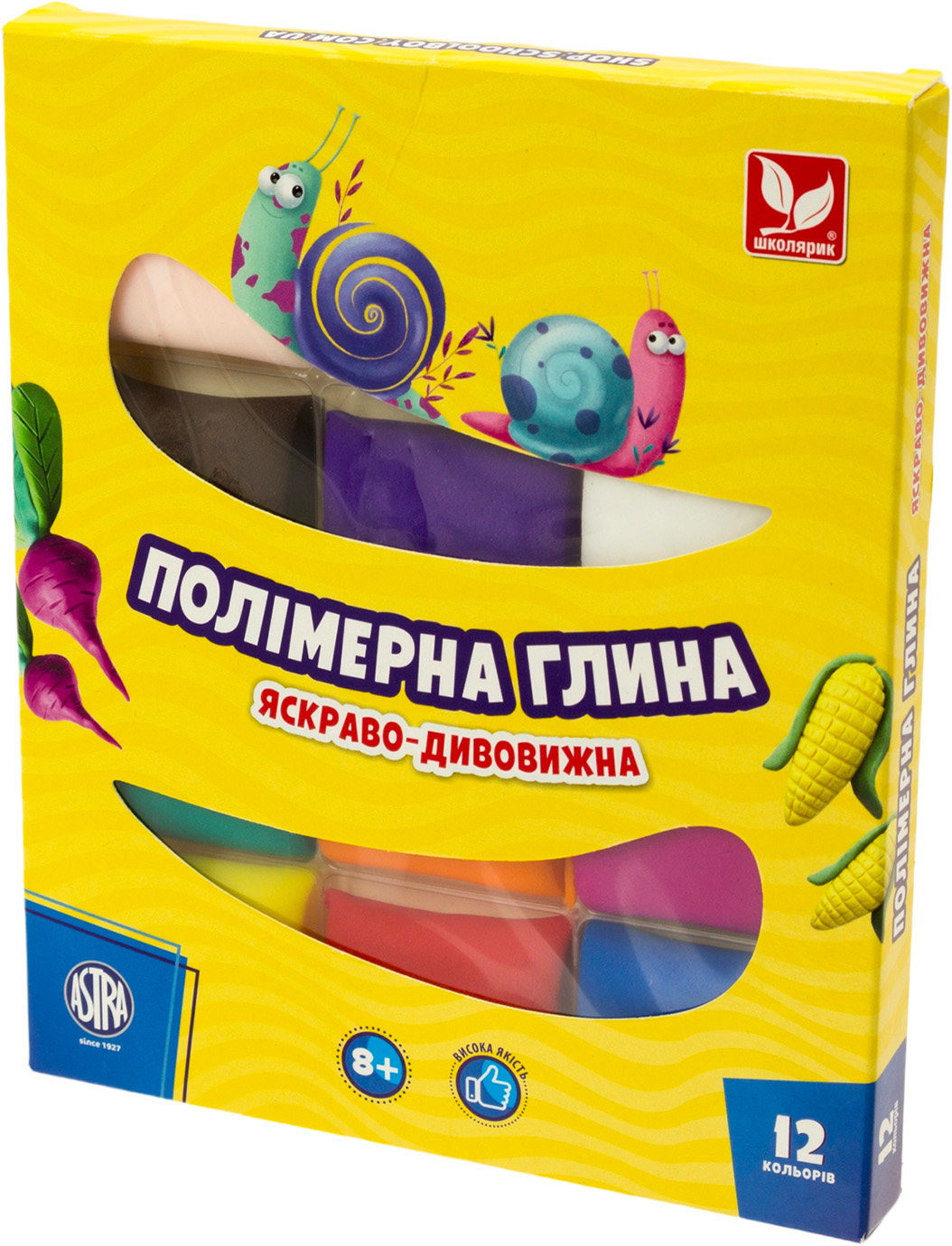 Глина полімерна 12 кольорів
