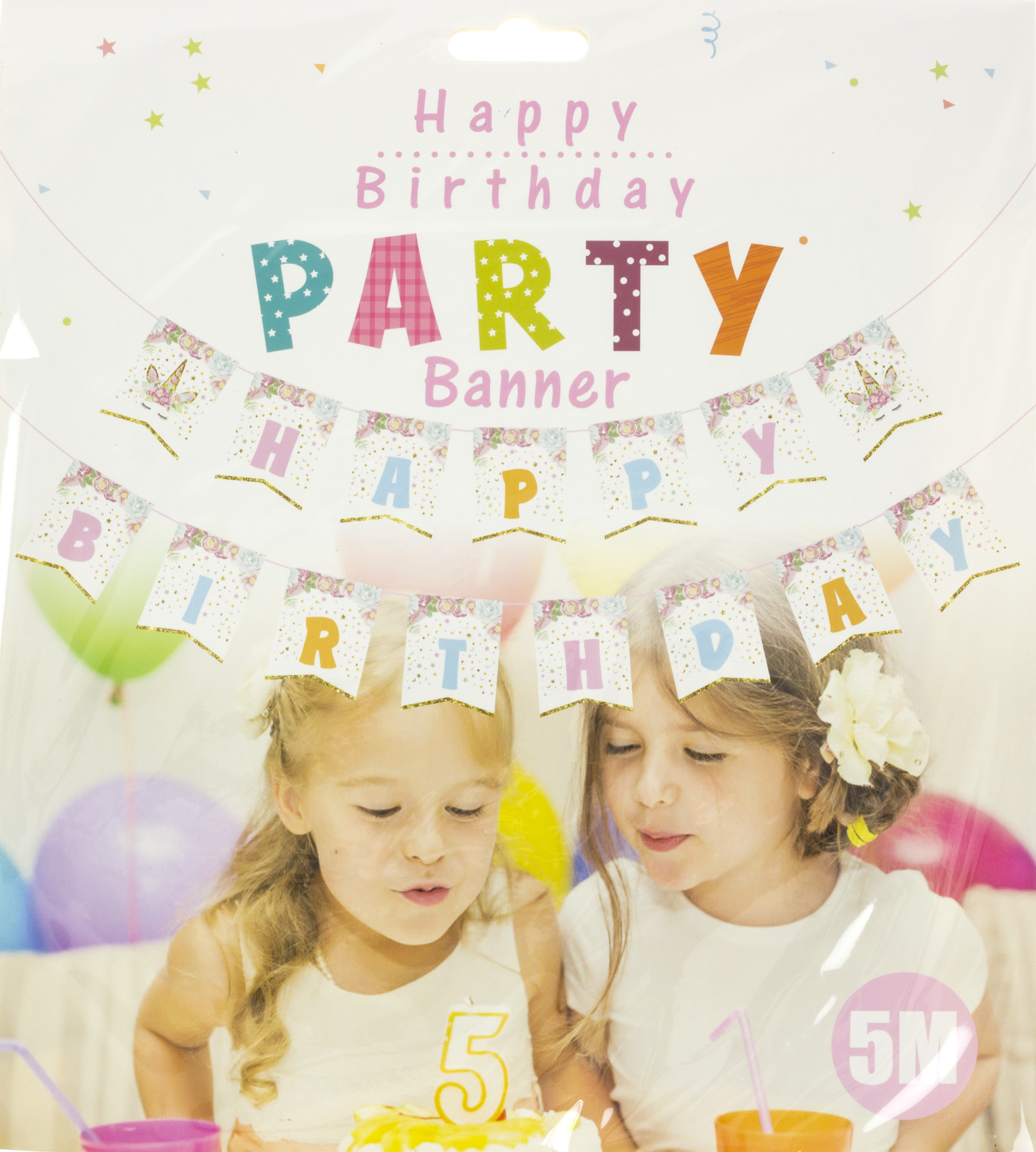Гірлянда Happy Birthday Єдиноріг
