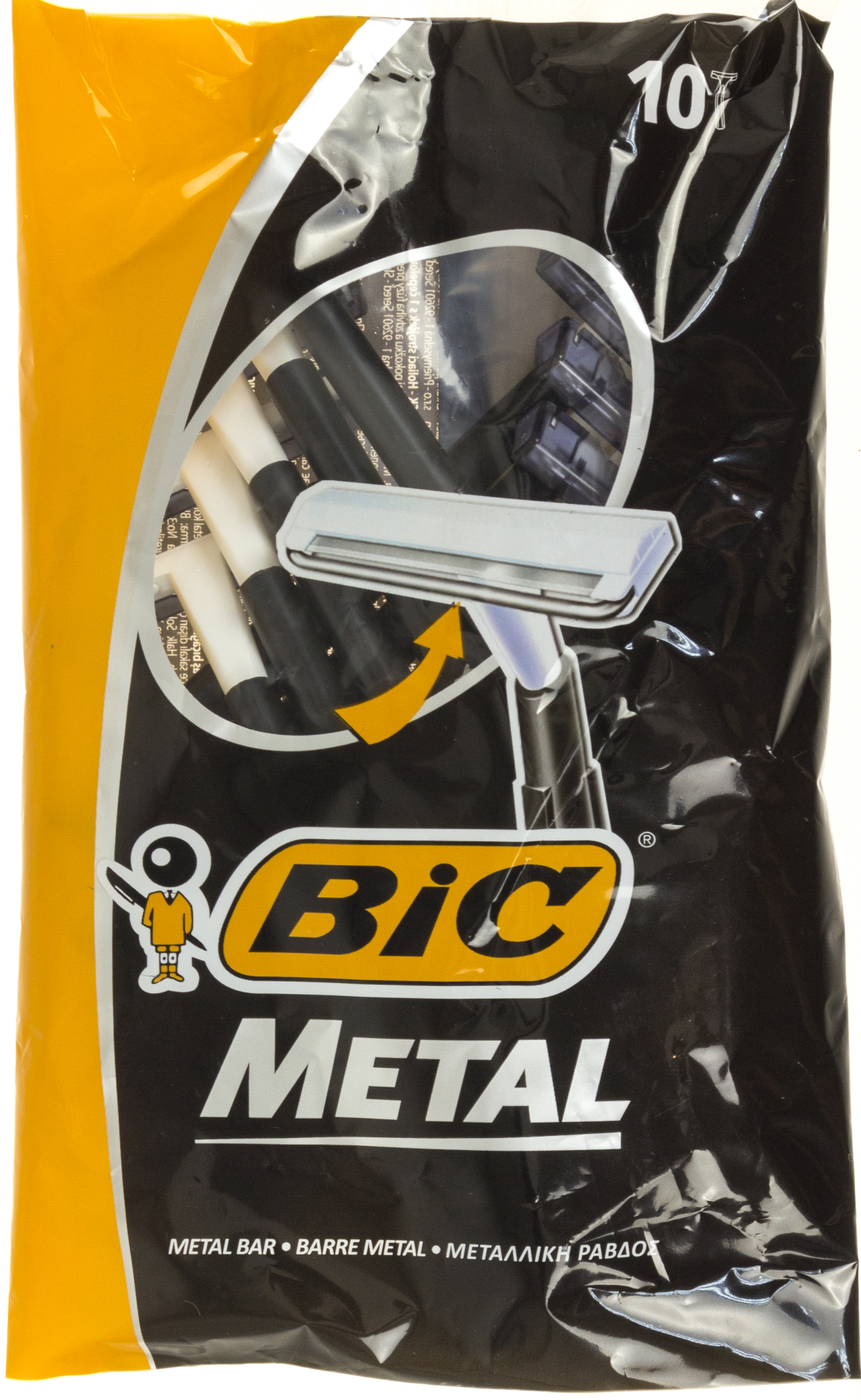 Станок одноразовий Bic-Metal 10 шт