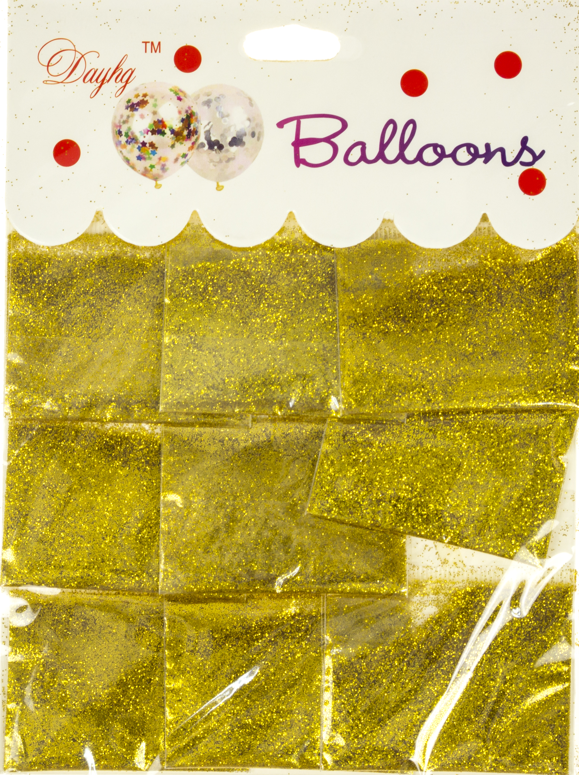 Декор для повітряних кульок золотий КІ