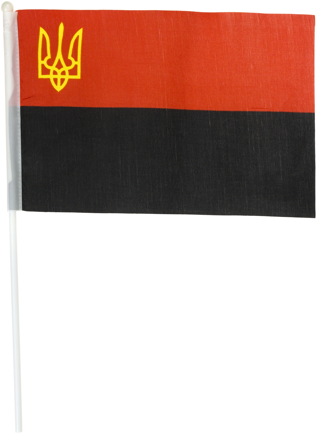 Прапорець УПА ТРИЗУБ 14×21 см маленький