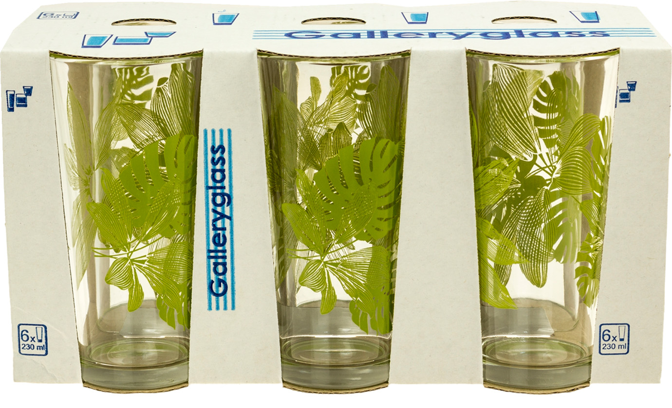 Набір стаканів скло Green Tropic (6 шт) 200 мл 05с1256 / 86004731