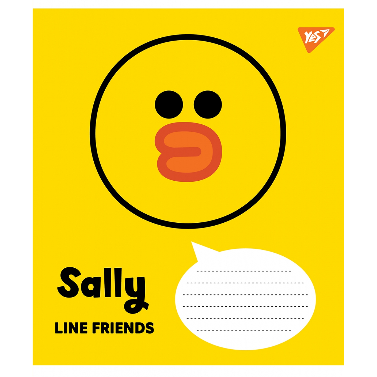 Зошит 12 аркушів клітинка Line Friends