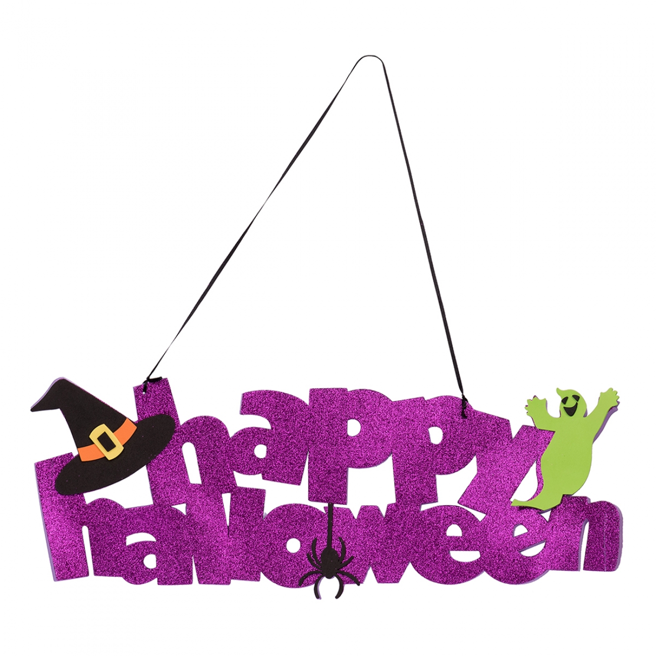 Декор «Yes! Fun» Хелловін «Happy Halloween» 61×20 см Ева гліттер