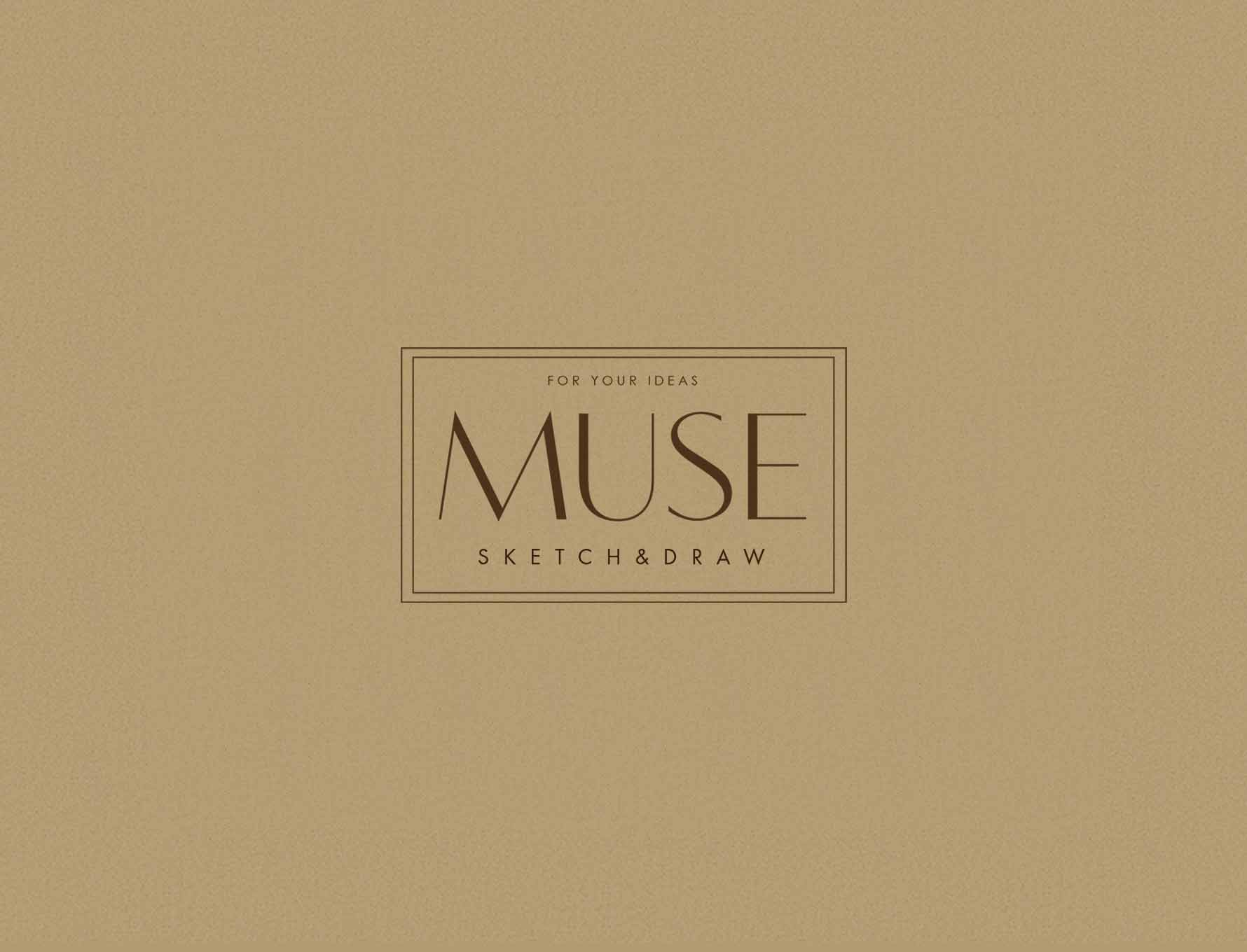 Альбом для ескізів та малювання склейка 40/115 A4+ Muse