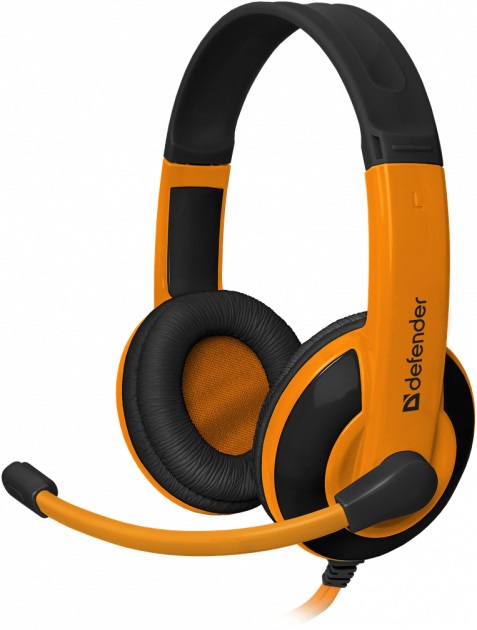 Навушники Warhead G-120 ігрові 2м black/orange+мікрофон